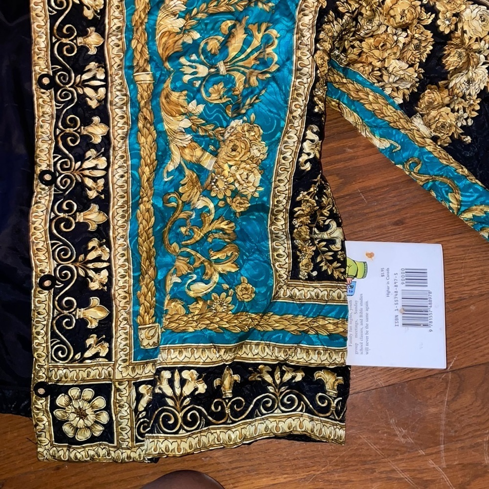 Versace “LIKE” jacket biggie smalls Halloween theme party vintage - Picture 8 of 8